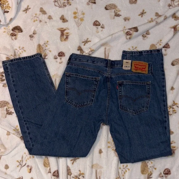 Levi's Men's Dark Blue Denim Jeans - Picture 3 of 3